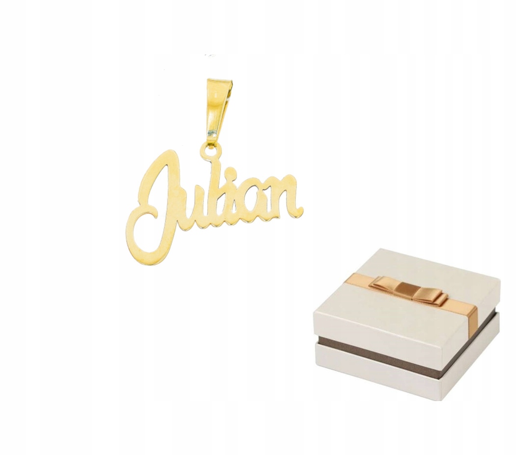 Zlato 585 Zlatý přívěsek Jméno Julian 14 karátů ZZ114