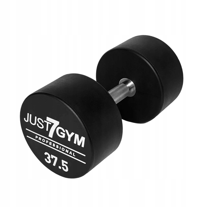 Hantle Poliuretanowe 37,5KG Treningowe Pu Radełkowane JUST7GYM