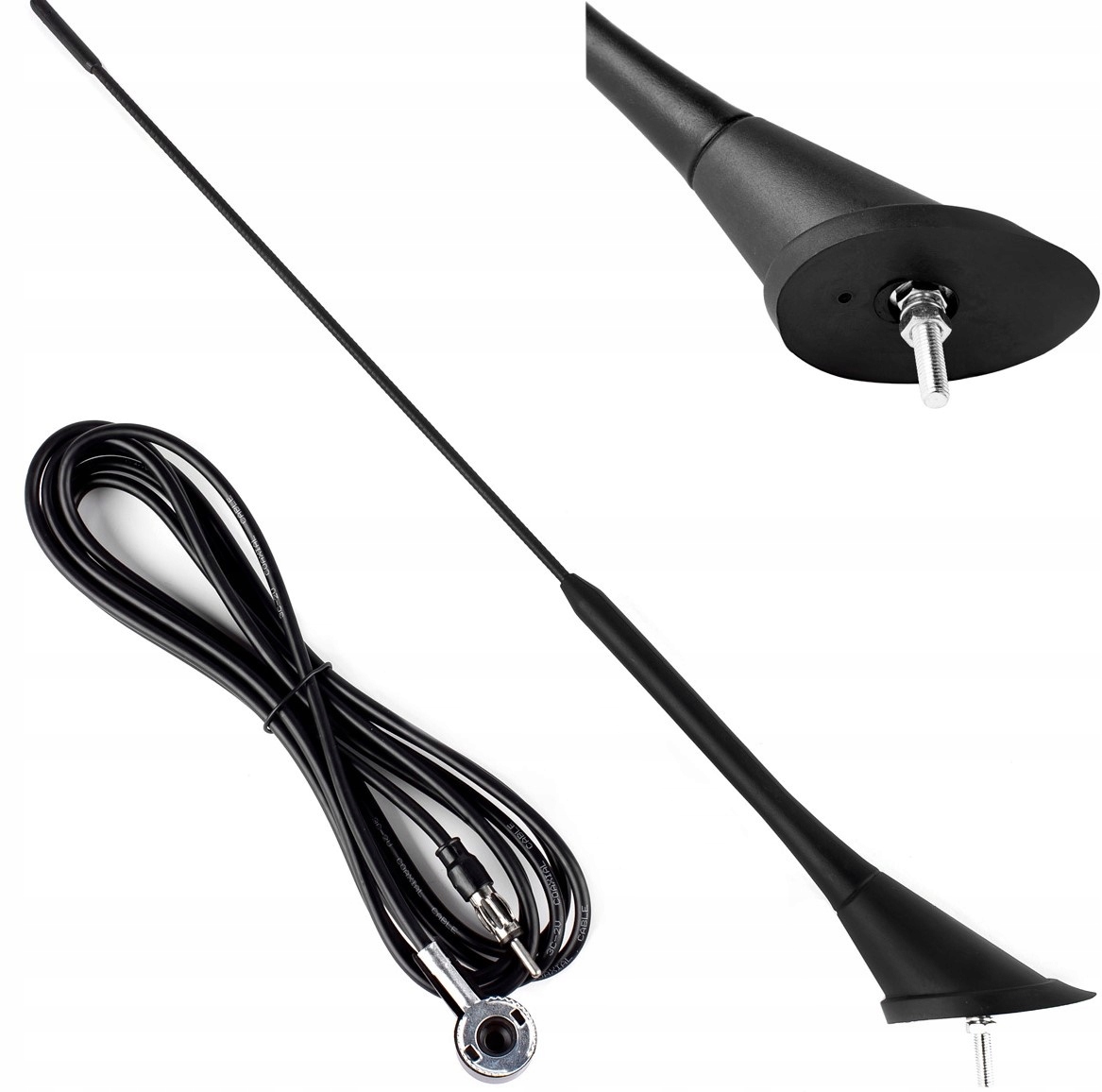 

Antena Samochodowa Radio Bat Masz 40cm Adapter 5mm