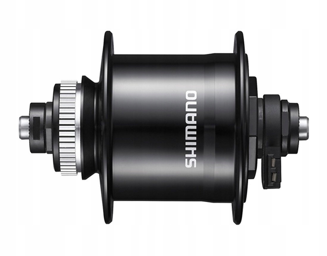 Piasta dynamo Shimano DH-UR700-3D Center-Lock 32H, przód wtyczki ośka