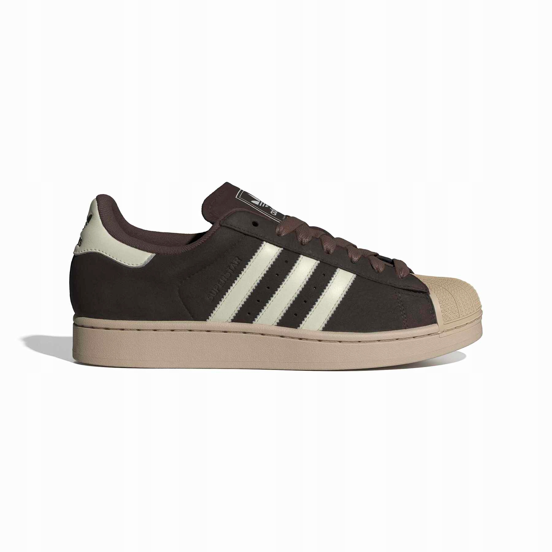 Sportovní obuv adidas přírodní kůže hnědá šněrovací 43 1/3 Škola