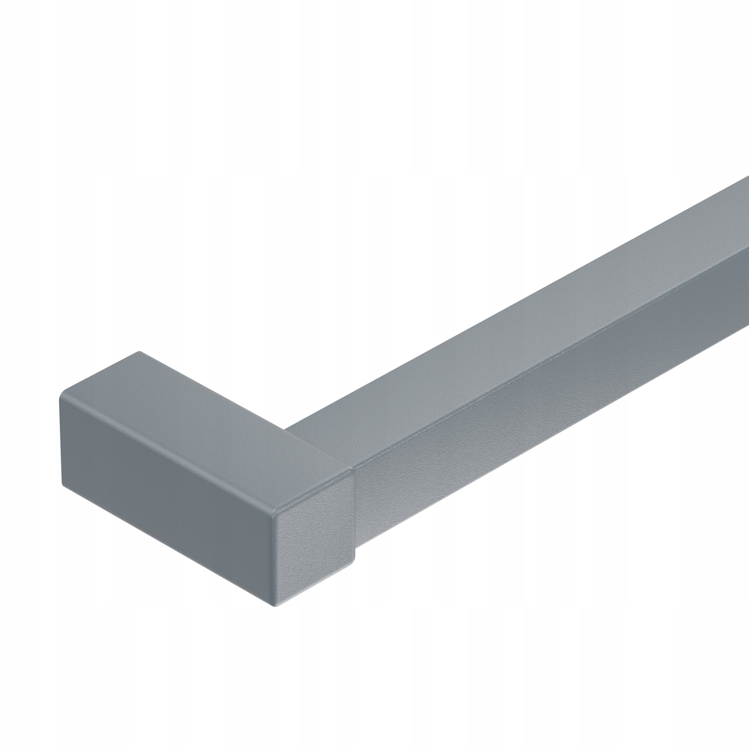 Nástěnný schodišťový držák zábradlí 25x25 mm antracit 200 cm Faro