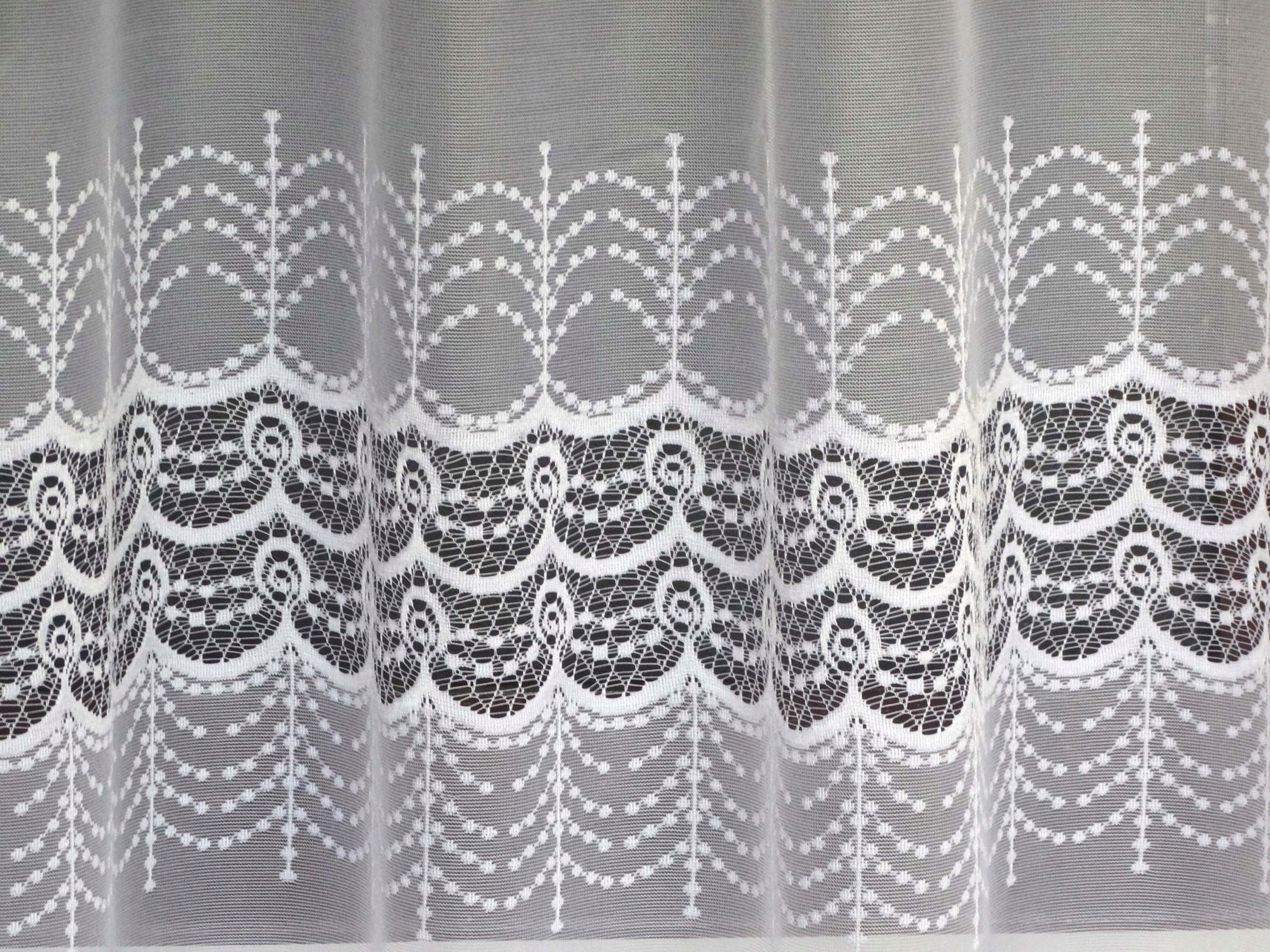 Mg Záclona 618/355 Bílá 500x180 cm Hotová Obšitá M