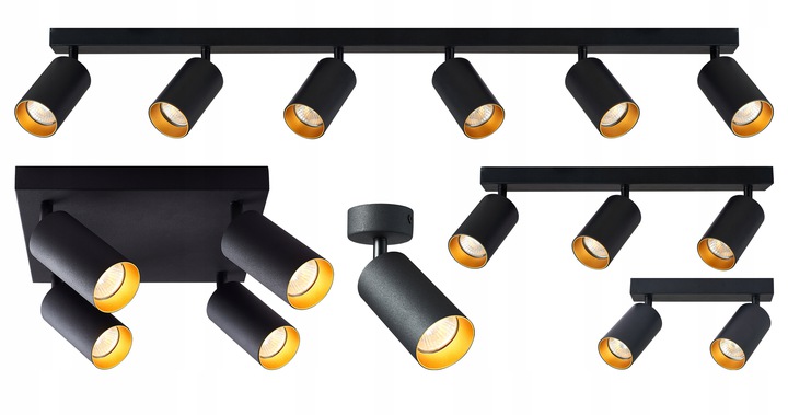 LAMPA sufitowa KINKIET oprawa SPOT 4x GU10 plafon Marka LED-ONE