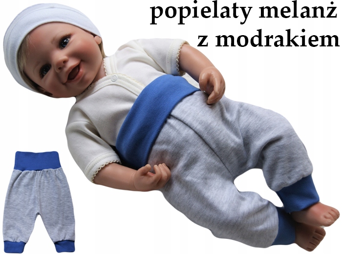 

Półśpioszki śpioszki bez stopek 68 spodenki