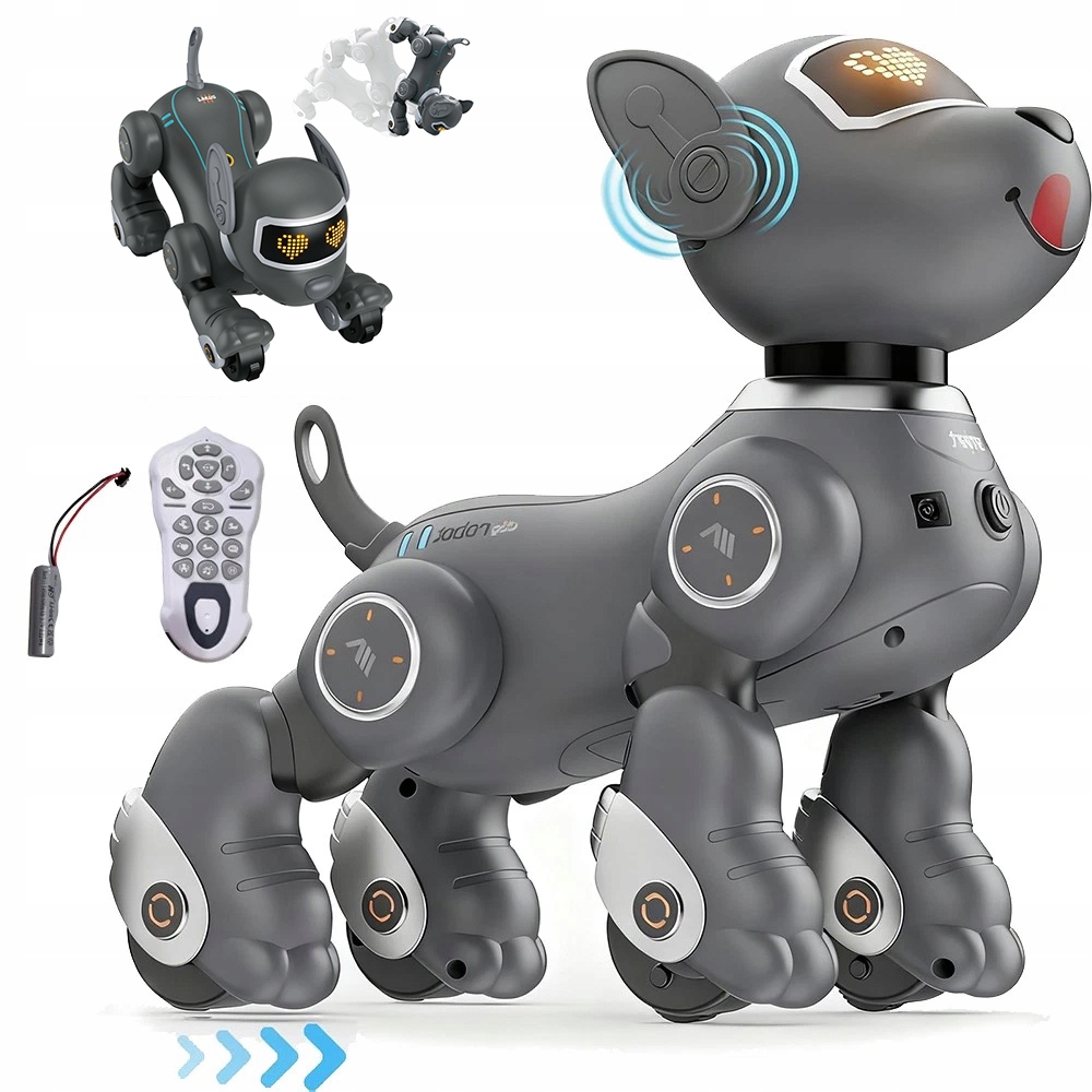 Intelligentní Pes Robot BG1536 Interaktivní Hračka Pro Děti Na Dálkové Ovládání