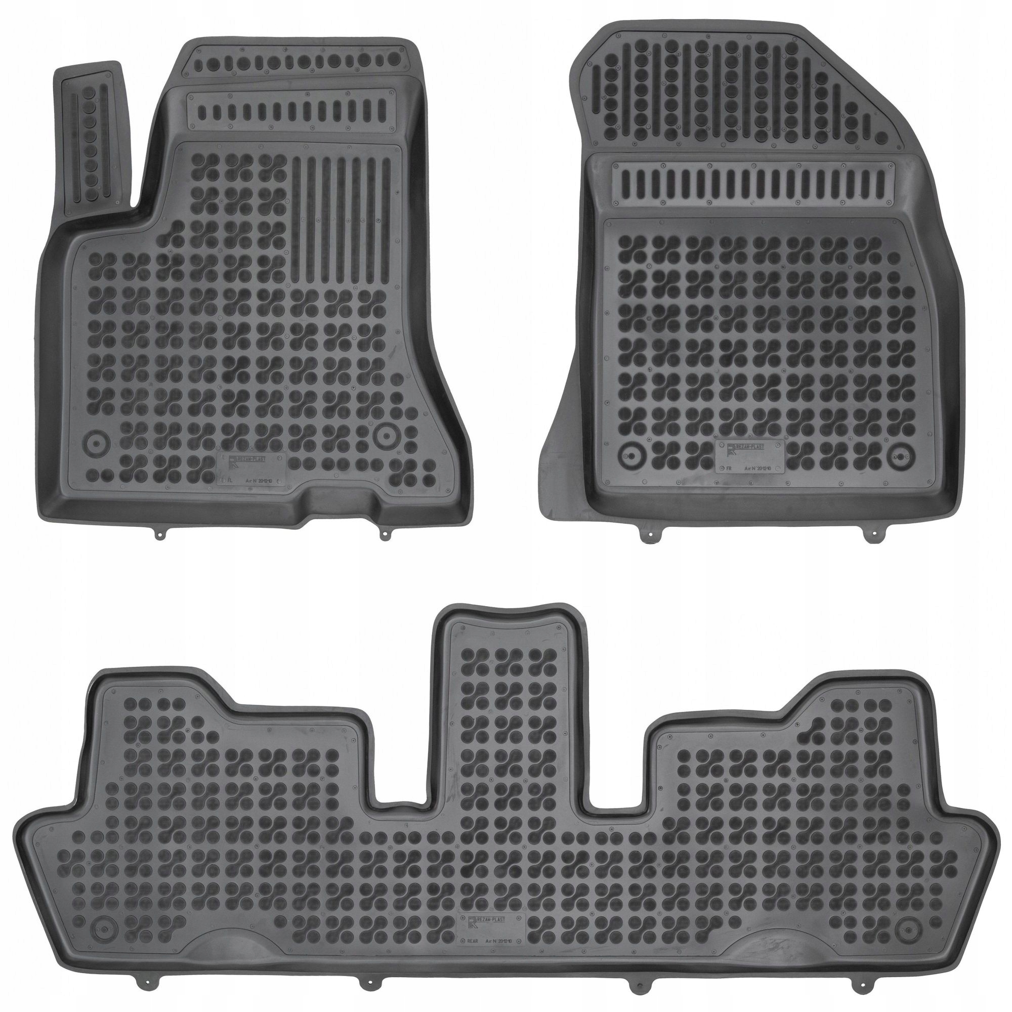 Černé koberce pro Citroen C4 Picasso I 2006-2013