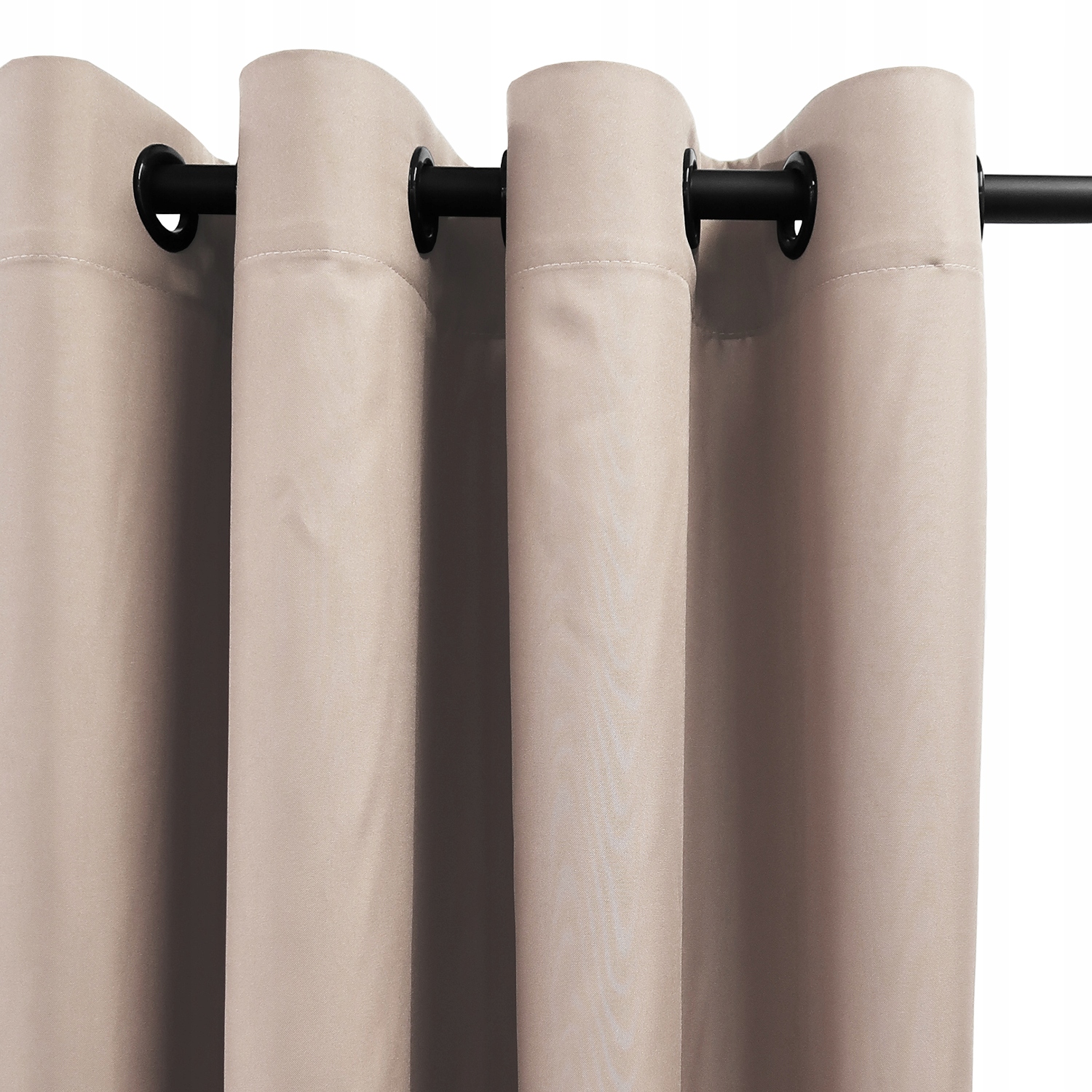 Záclony Do Obývacího Pokoje Na Průchodkách 140x450 Světle Béžová Panama