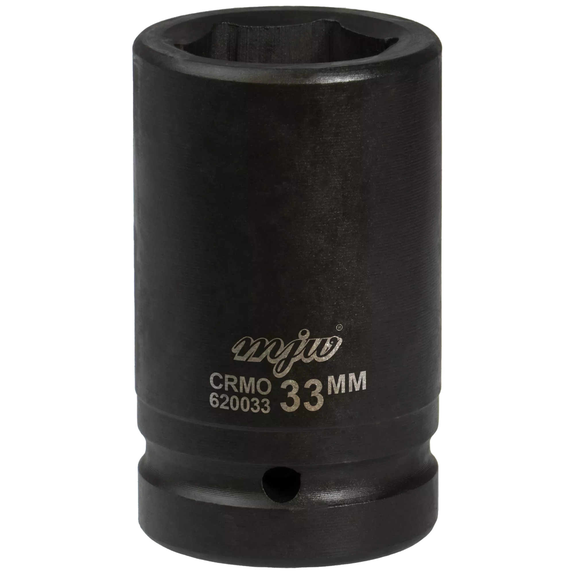 Mjw Nárazový nástavec dlouhý 1" 33 mm, šestihranný klíč Cr-Mo pro šrouby