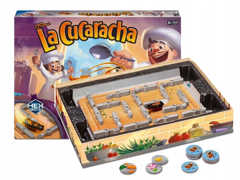 GRA PLANSZOWA LA CUCARACHA Złap robala, gra dla całej rodziny