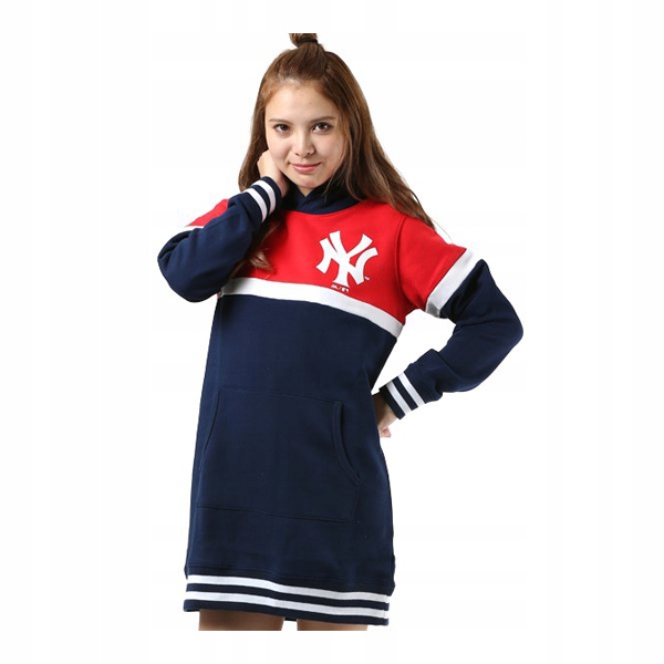 

Bluza z kapturem długa New York Yankee Majestic M