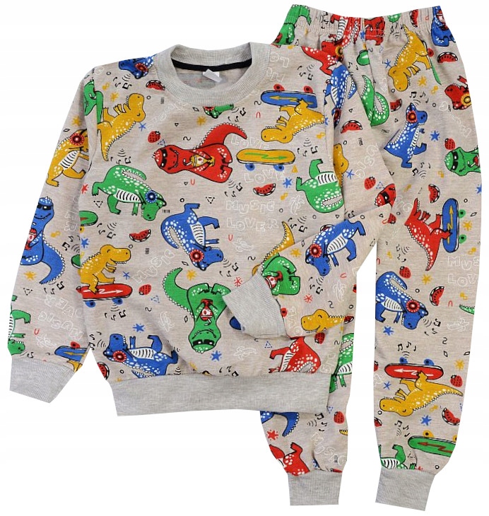 

Dres Komplet Spodnie Bluza Dinozaury 5/6 J153P