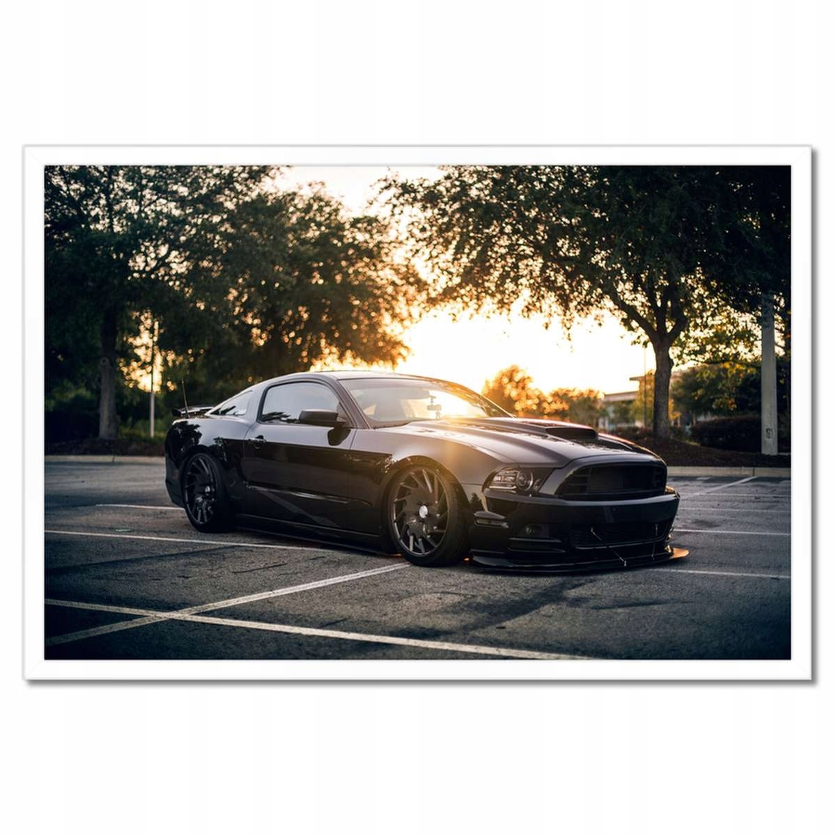 Plakáty v rámu 60x40 Černá bestie Mustang