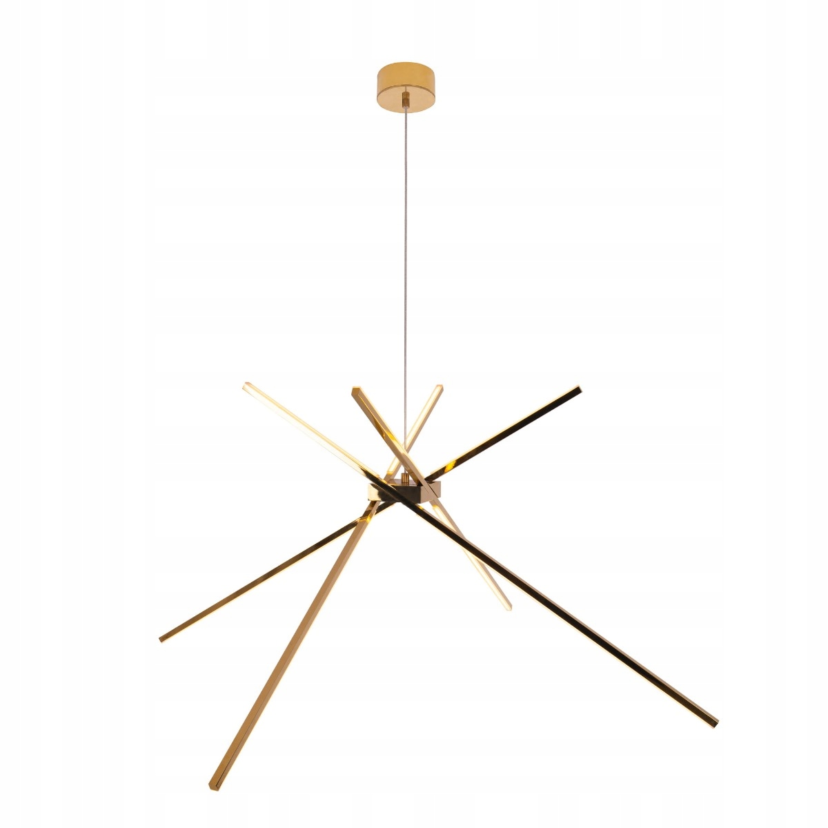 Lampa Wisząca Maxlight Spider Led 33W Złota 3000K IP20 114cm