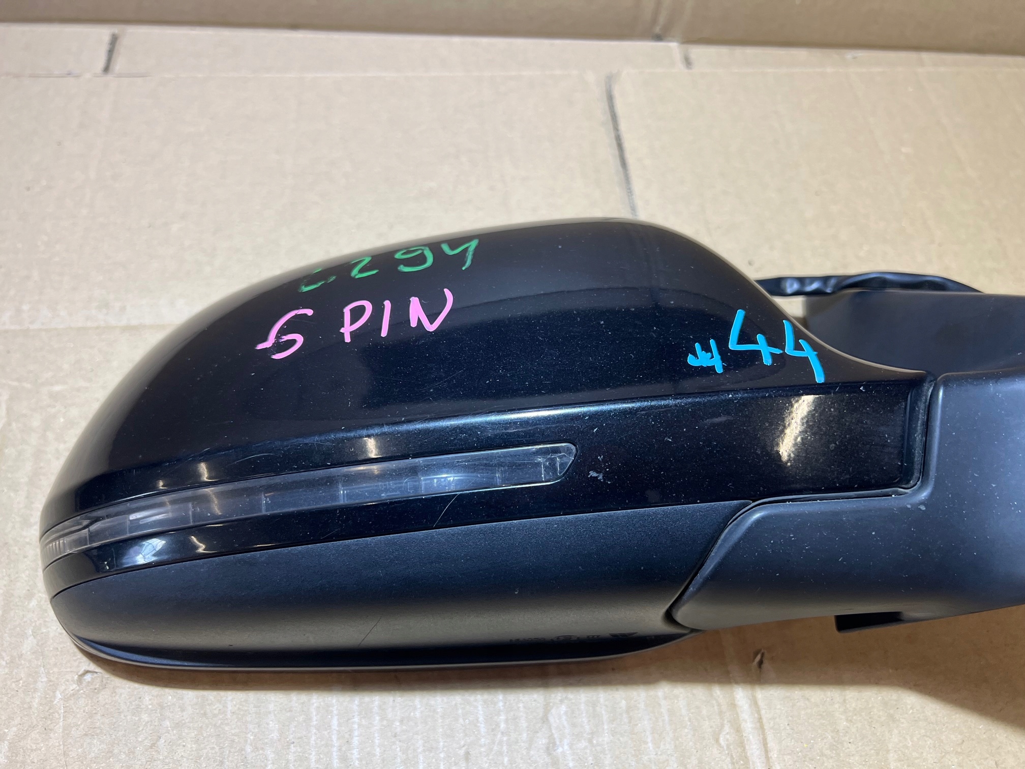 AUDI A5 8T LZ9Y COUPE mirror right 6 PIN