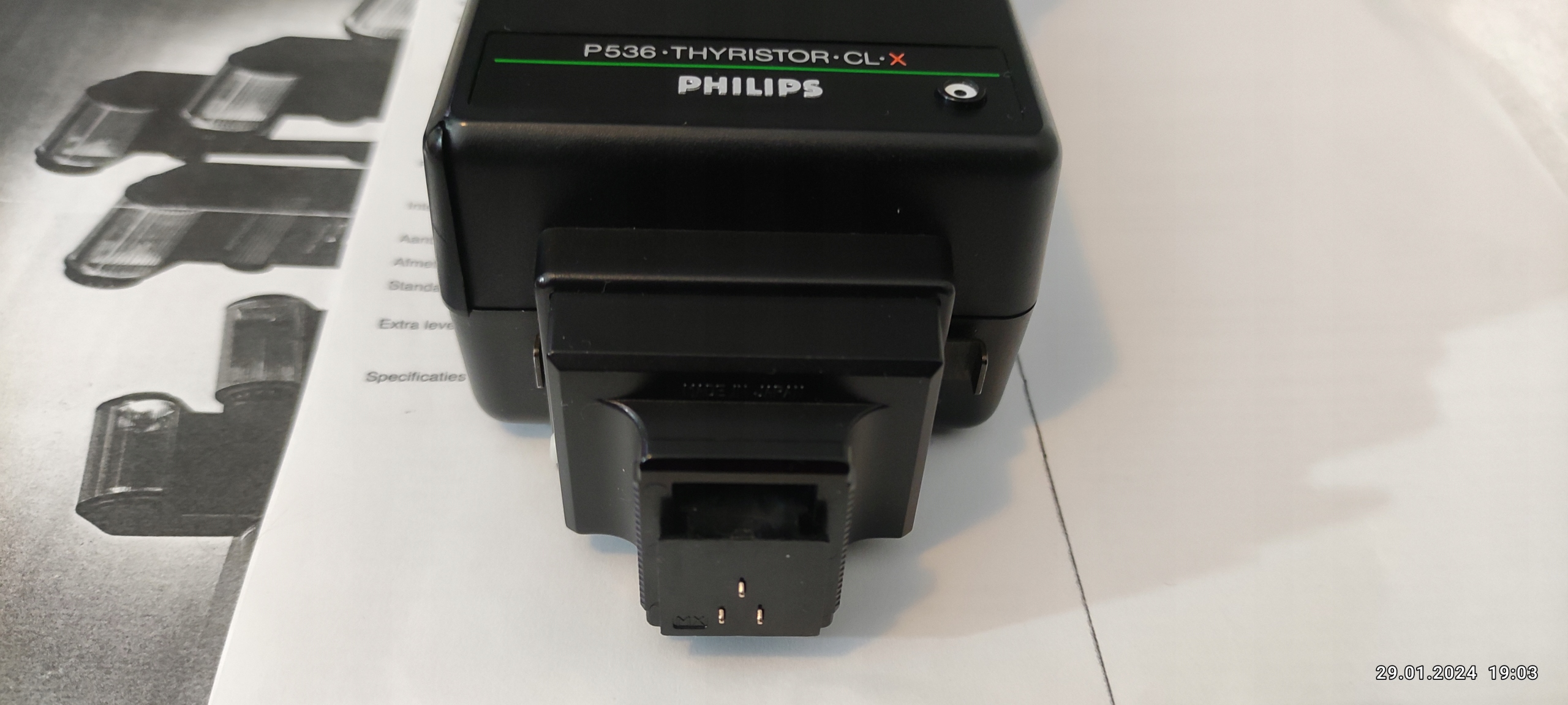 Lampa PHILIPS P536 THYRISTOR CLX P536 TCLS-X+PDA113/01 CONTAX YASHICA IDEAŁ Kod producenta P32GTC