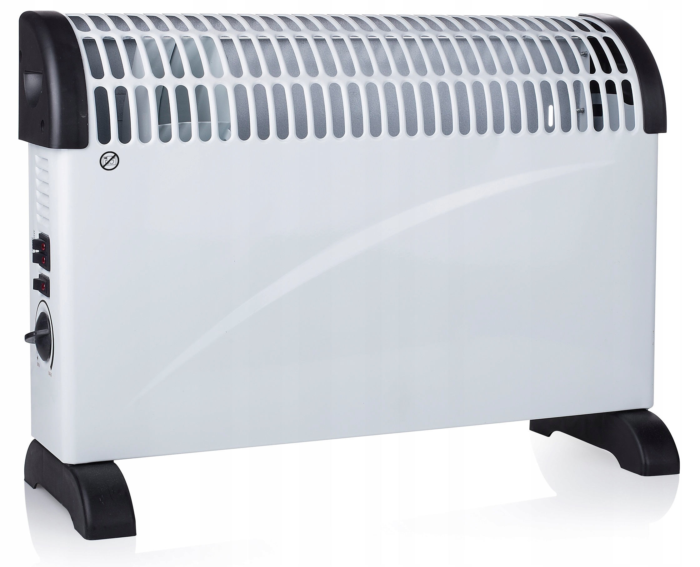 Výkonný konvektor 750 W 1250 W 2000 W, termostat Tichý a kompaktní