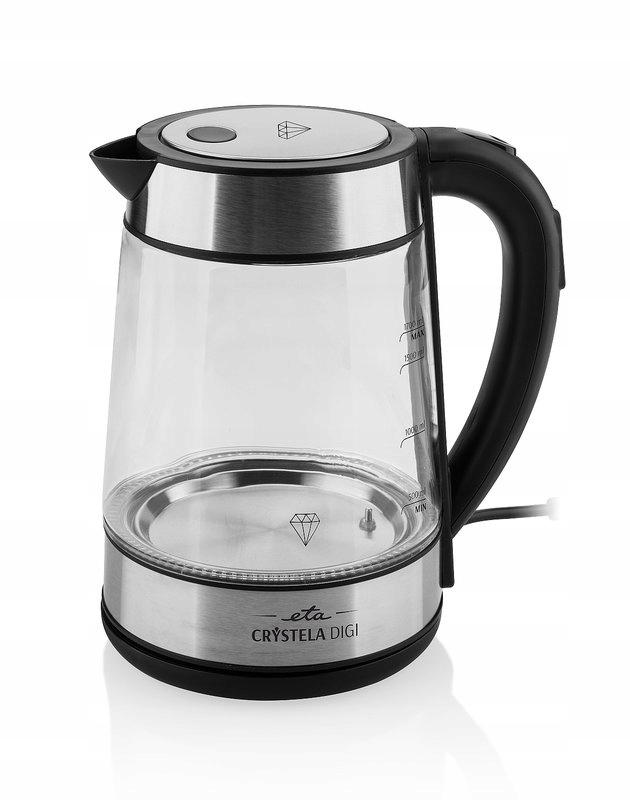 Rychlovarná konvice Eta 715390000 2200 W 1,7 l stříbrná/šedá