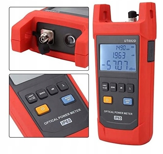 Tester optických vláken, optický měřič výkonu Uni-t