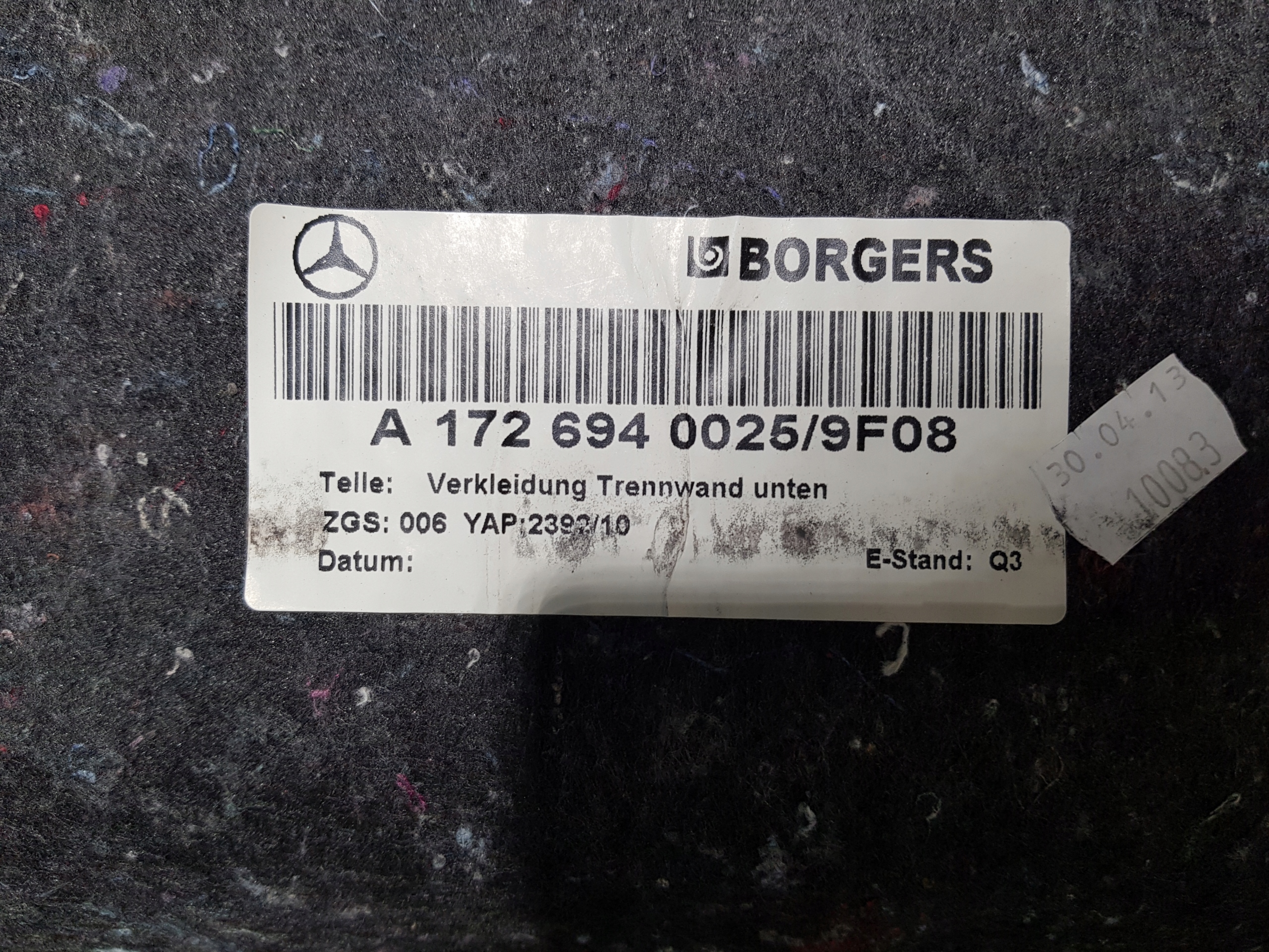 upholstery boot MERCEDES SLK SLC W172 R172