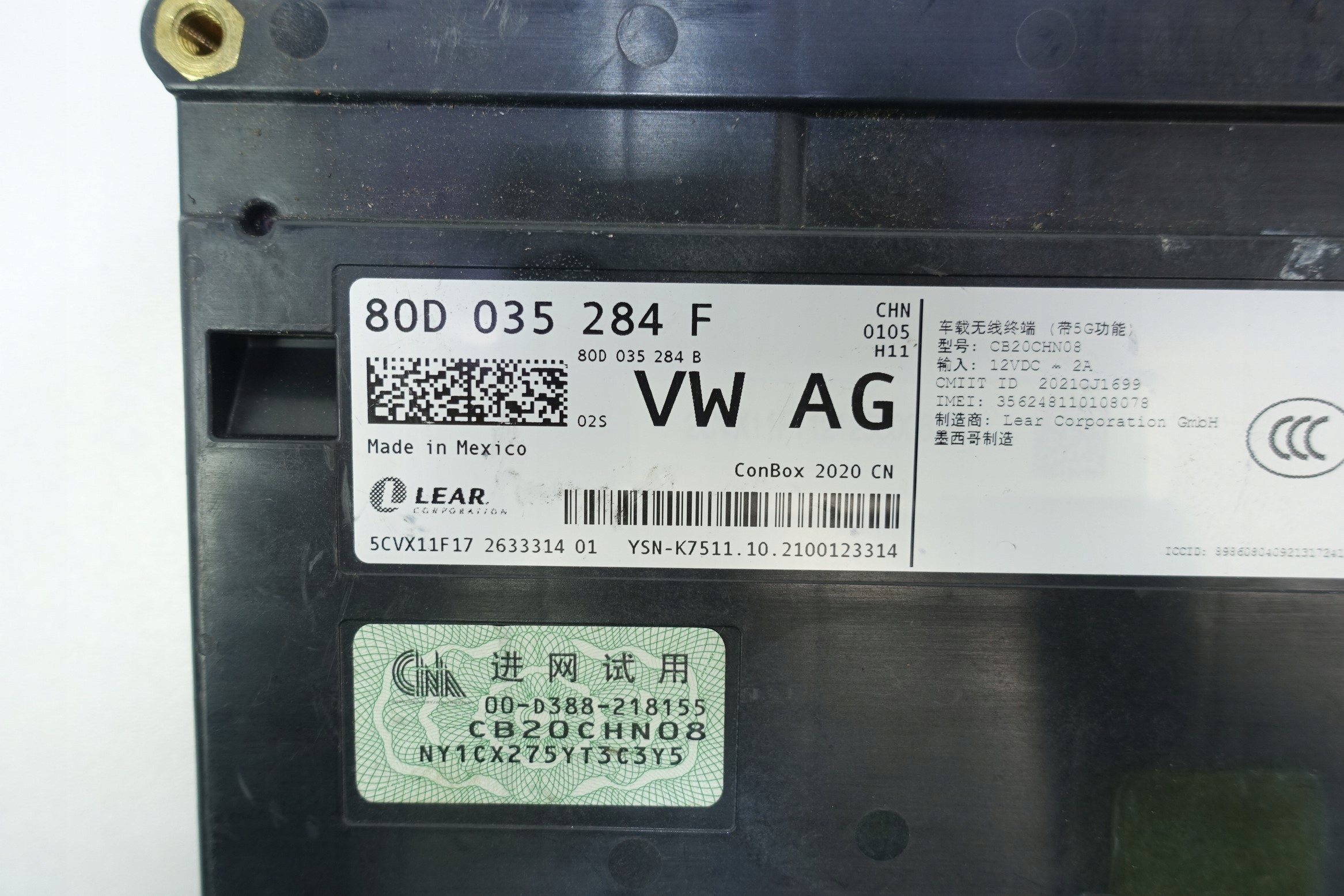 modul Bedienteil WZYWANIA POMOCY SOS 80D035284F