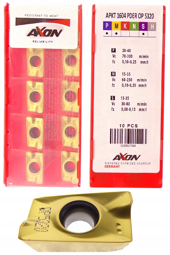 ПЛАСТИНА APKT 1604PDER OP 5320 ИЗ НЕРЖАВЕЮЩЕЙ СТАЛИ