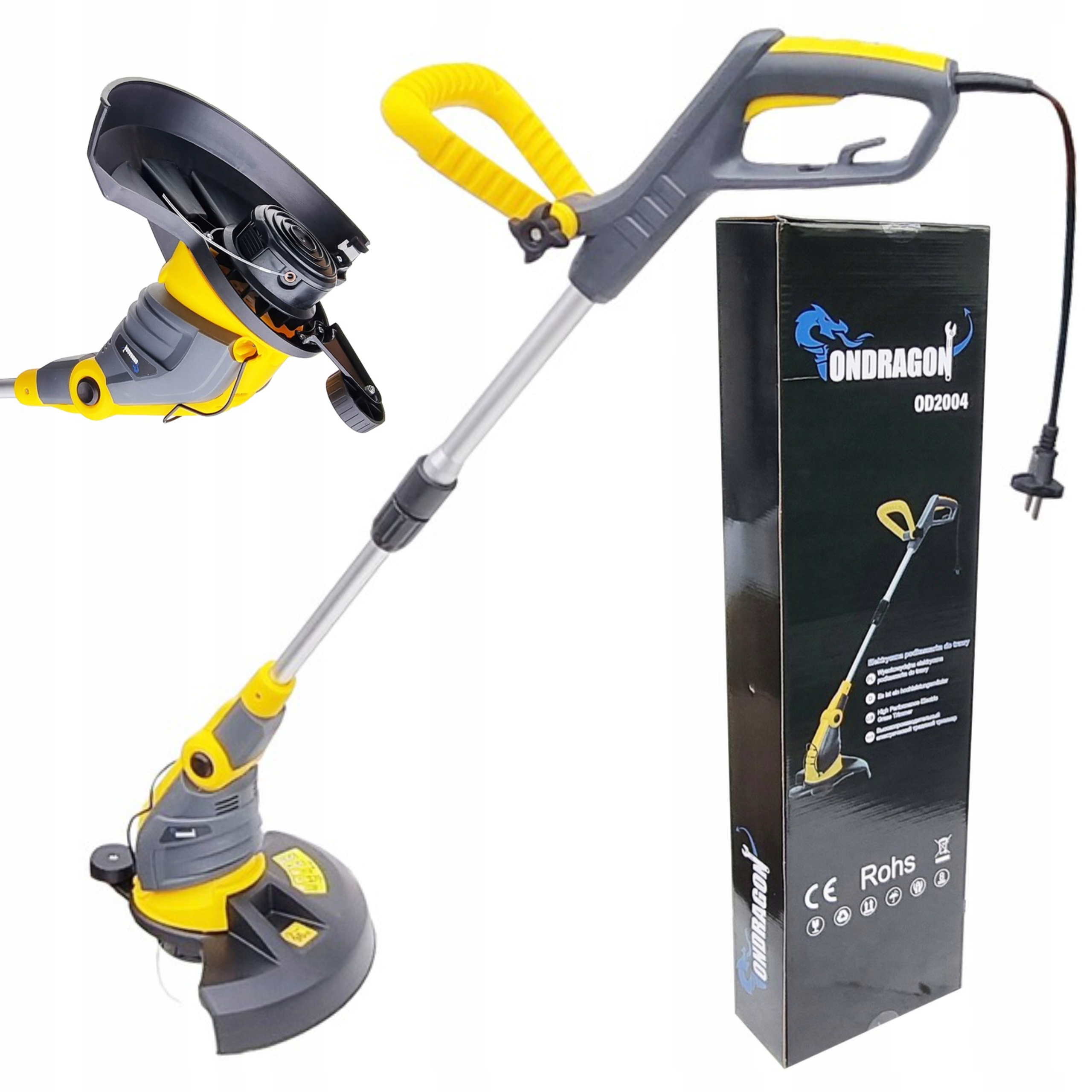 PODKASZARKA KOSA ELEKTRYCZNA DO TRAWY 1700W 300mm LEKKA WYKASZARKA NA PRĄD