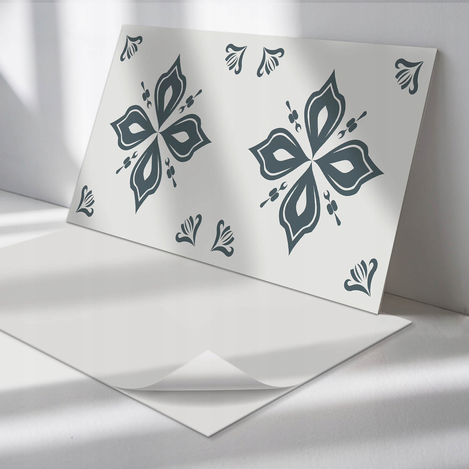 Sada samolepiacich Pvc panelov Kvetinový motív v kríži 6 ks 60x30 cm
