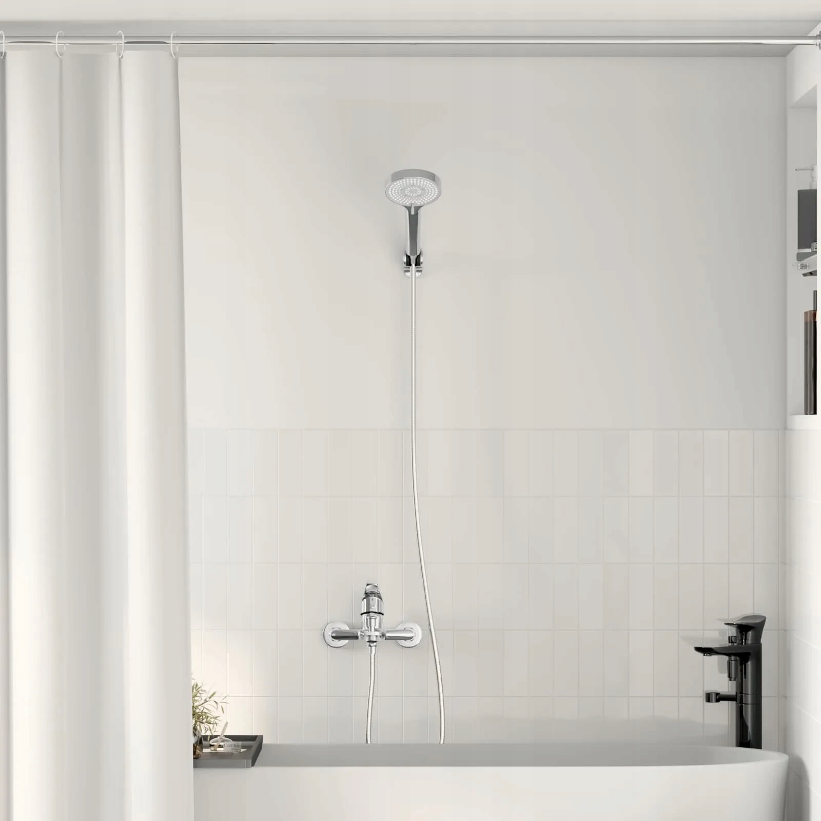 vidaXL Sada sprchové hlavice Chrom G 1 2 palce