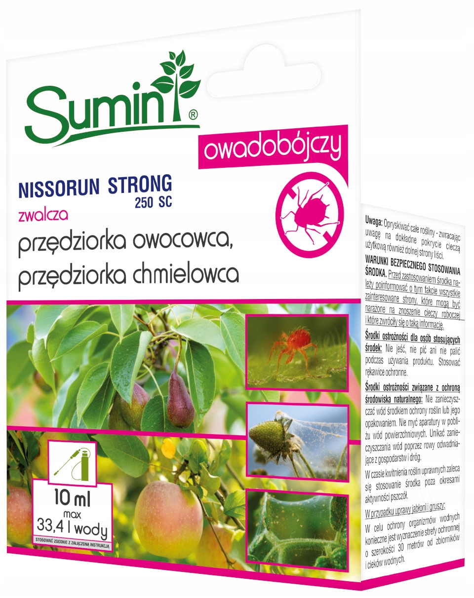 

Sumin Nissorun Strong 250 Sc na przędziorki 10 ml