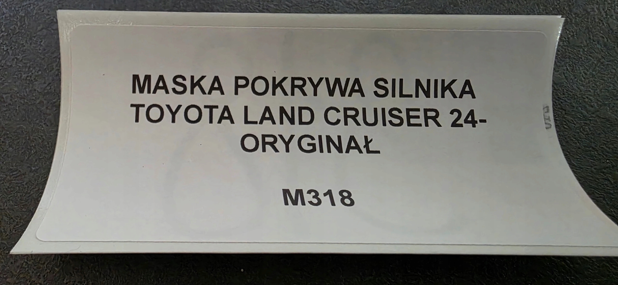 Cofano TOYOTA LAND CRUISER 250 24- Originale