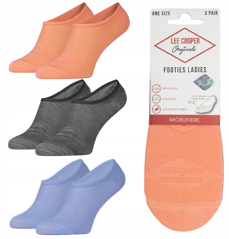 

Lee Cooper Mikro Stopki Pracy/lightgrey/mint 3PAK