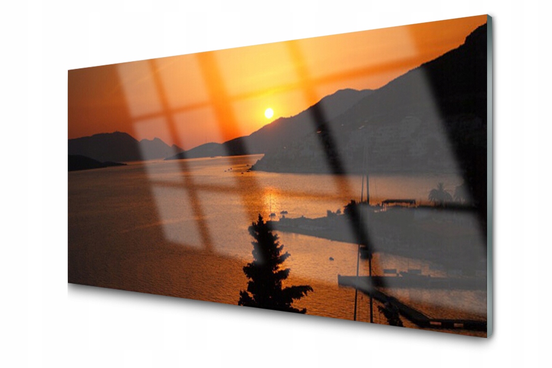 

Panel szklany Płytka Morze Góry 120x60 + Klej