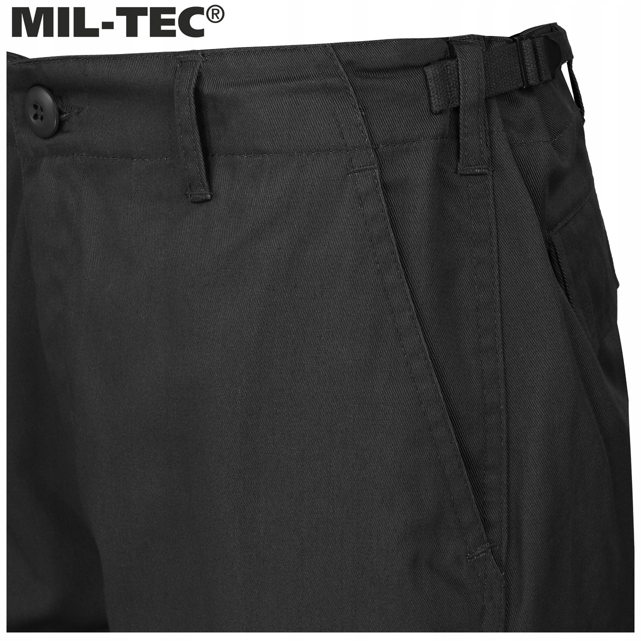 Spodnie chłopięce bojówki wojskowe Mil-Tec US BDU dziecięce czarne 3XL Bohater brak