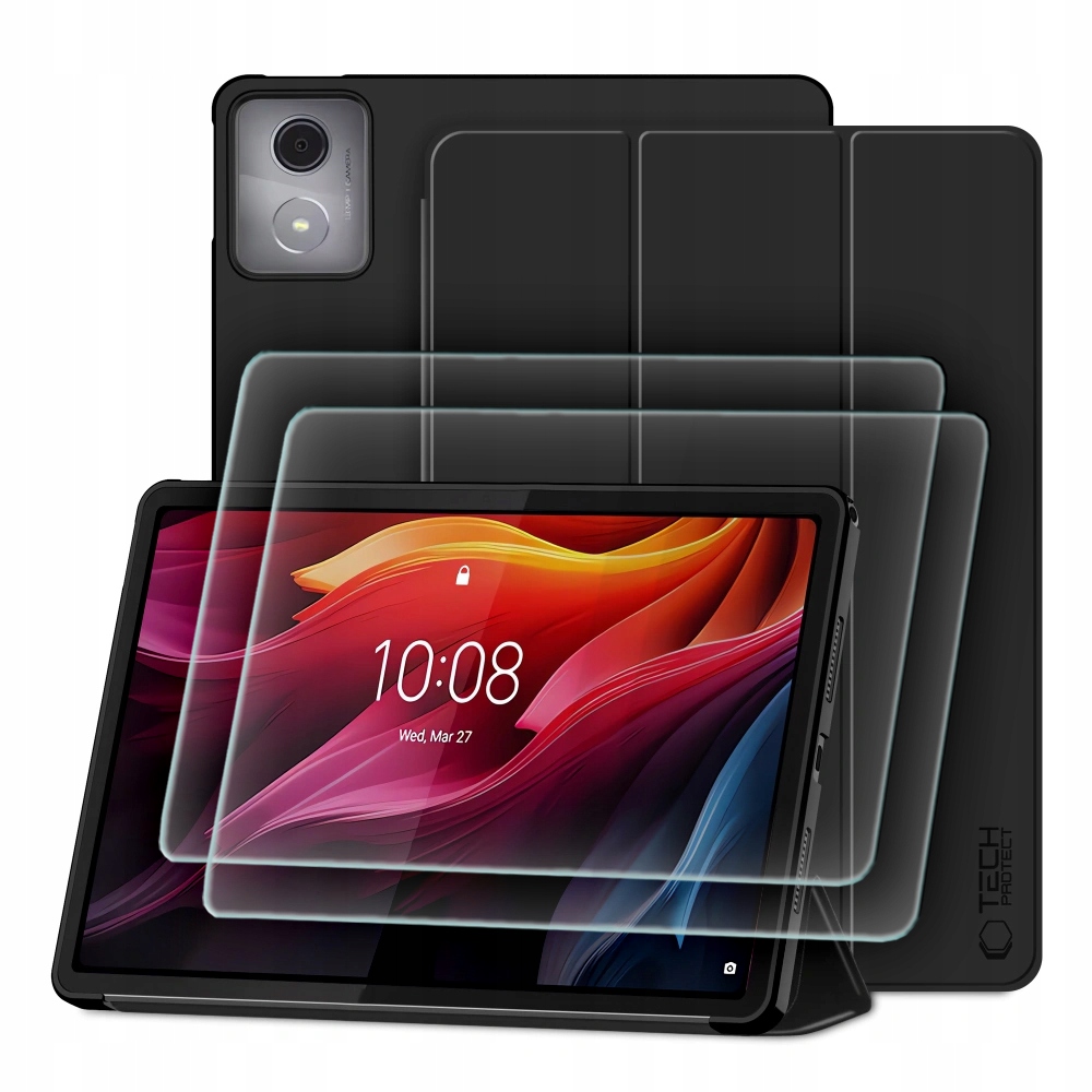 Tech-protect Składane Etui Do Lenovo Tab K11 Plus TB-352 11.5 Szkło 2-PAK