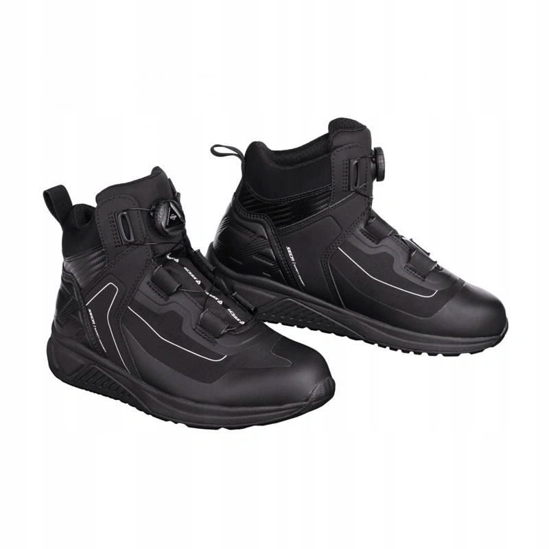 Krátke motocyklové topánky Seca Drift Black čierne Darčeky
