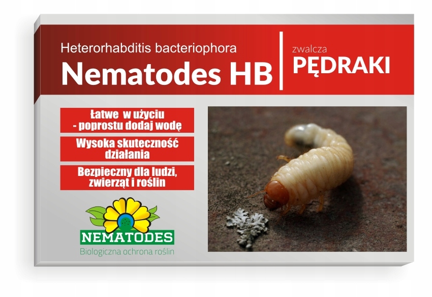 

Nematodes Hb 25 mln Nicienie na Pędraki na 50 m2