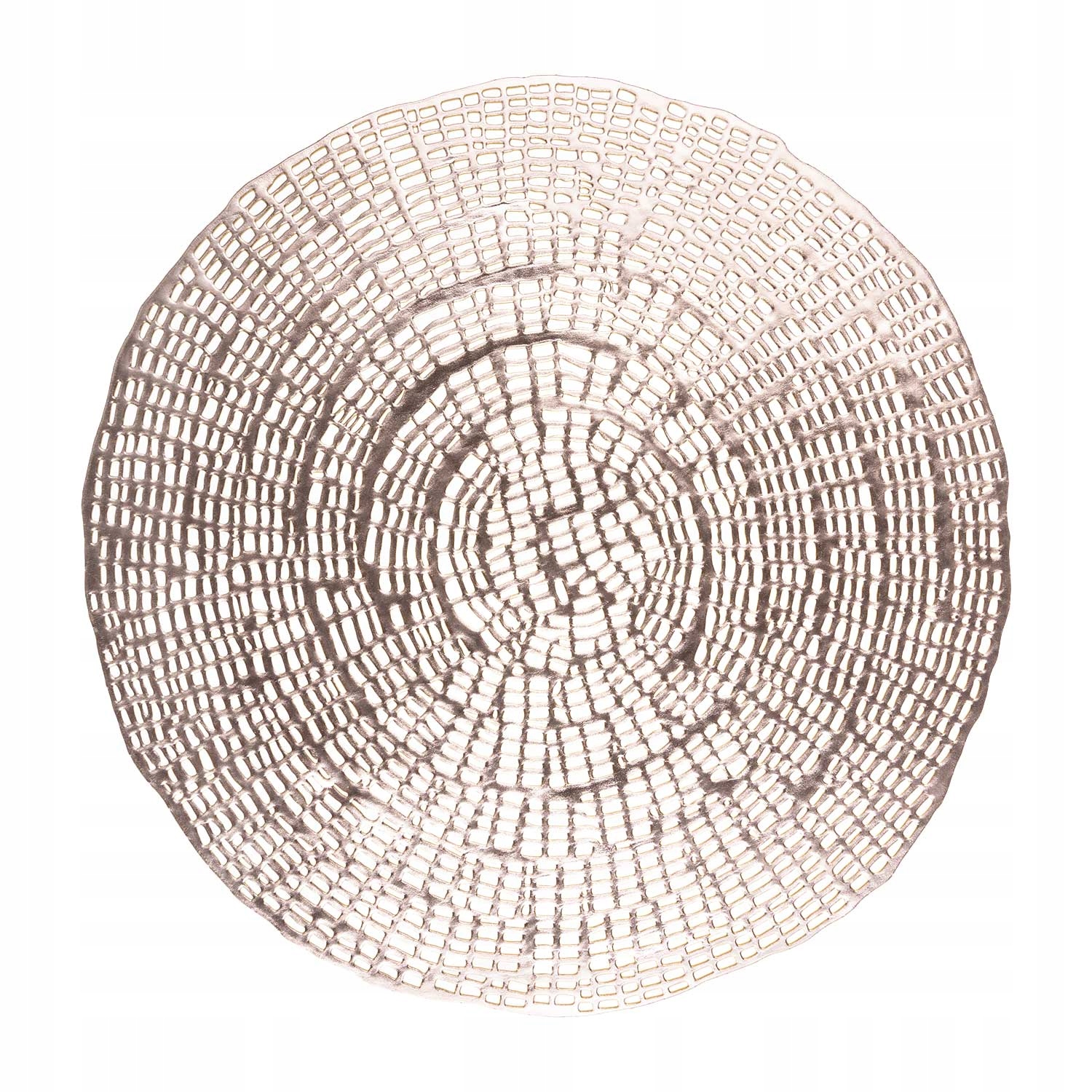 

Złota Podkładka Kuchenna Okrągła Mata Stół Sheen