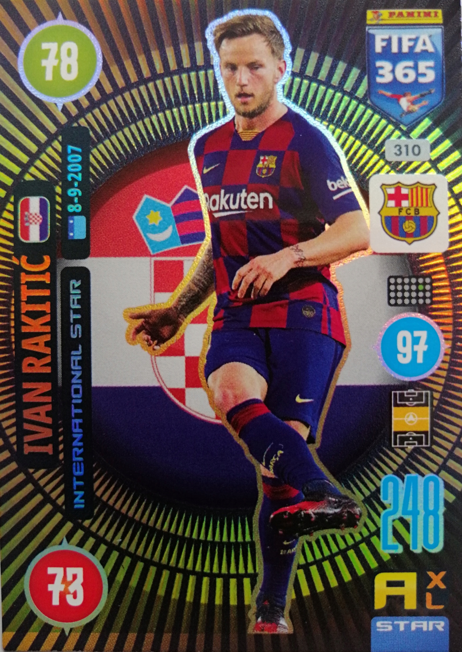 FIFA 365 2021 INTERNATIONAL STAR 310 IVAN RAKITIC