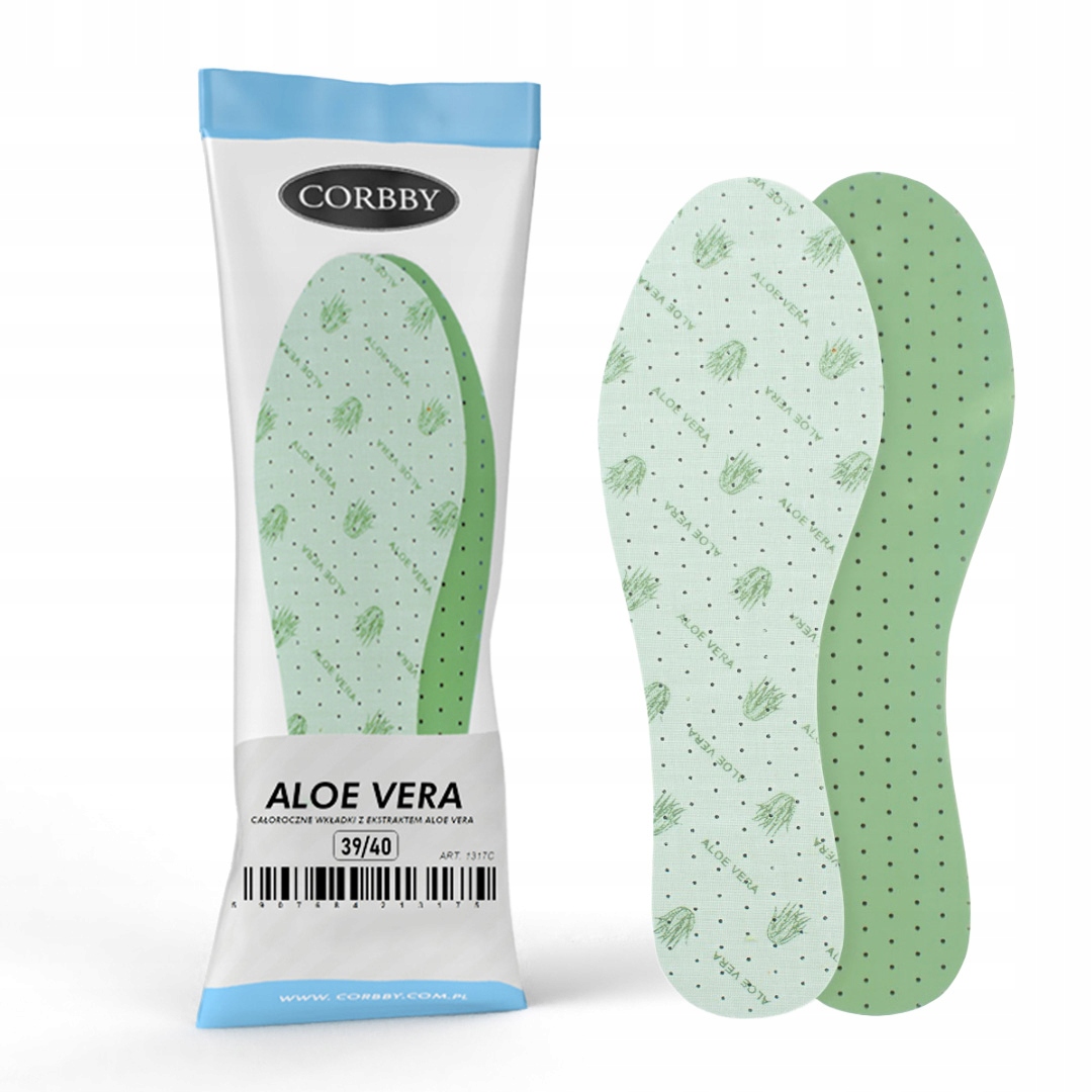 Całoroczne wkładki z ekstraktem Aloe Vera Corbby