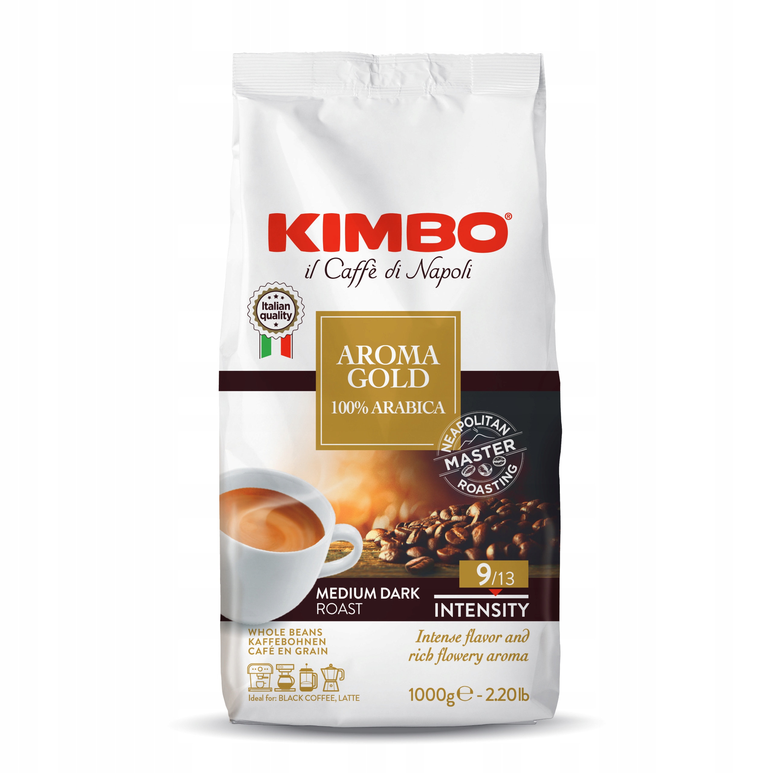 Kawa ziarnista Kimbo Aroma Gold 1kg