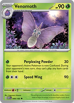 Pokemon 151 Venomoth 49/165