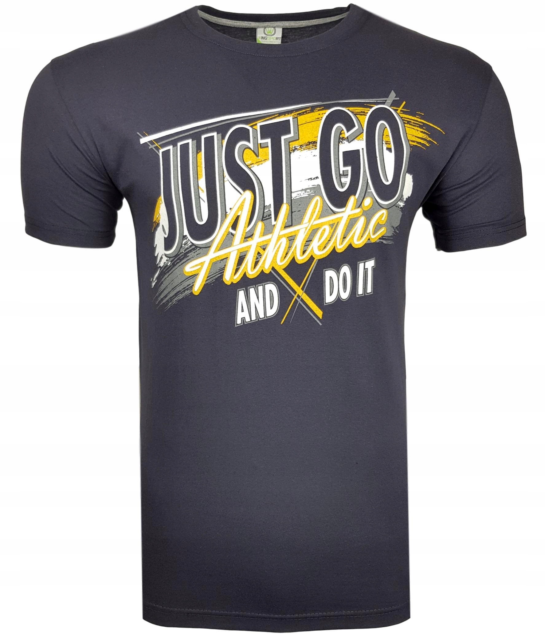 

Koszulka Męska T-shirt _ Grafitowy T532 _ r. XL