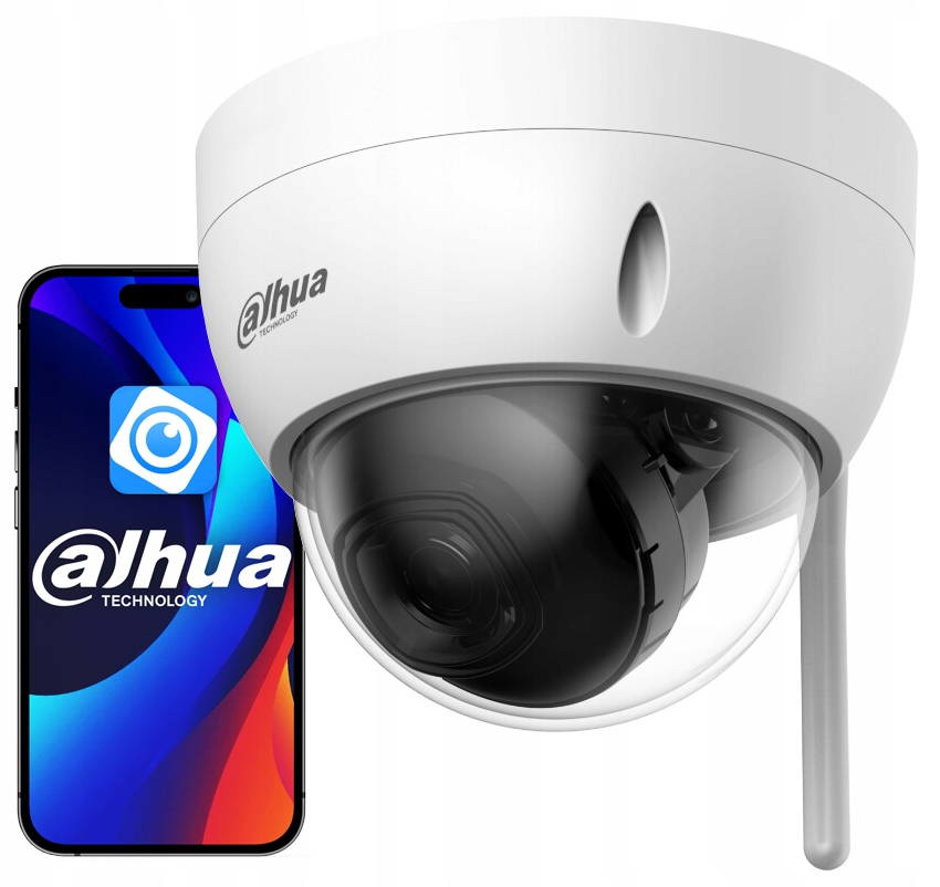 WiFi kamera 4Mpx Dahua IPC-HDBW1430DE-SW-0280B 4Mpx Venkovní Ir Sd slot