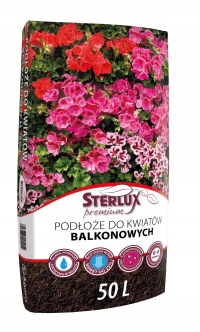 

Ziemia do kwiatów balkonowych 50L Sterlux Premium