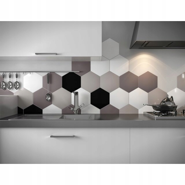 PŁYTKI PODŁOGOWE GRES SOLID HEXAGON szary 22x25 Typ gres