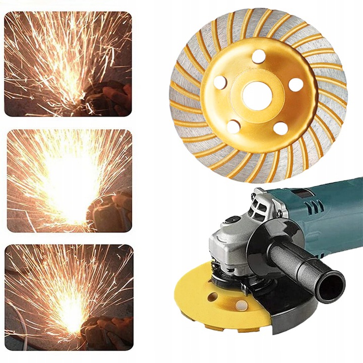 Tarcza Diamentowa Garnkowa Do Szlifowania Betonu Cegieł Turbo 125mm