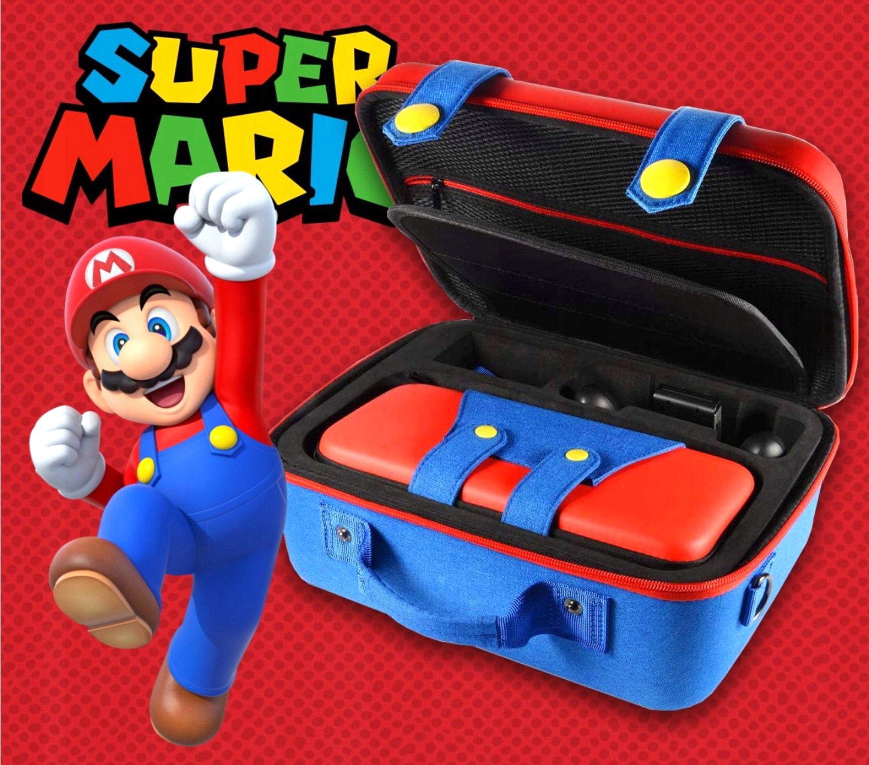 ETUI MARIO WALIZKA TORBA DO NINTENDO SWITCH OLED EAN (GTIN) 5903802833195