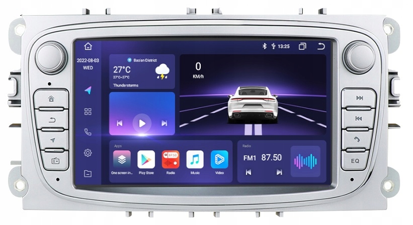 Android Gps Rádio Ford Mondeo Focus Smax 4GB 32GB Sim Modem