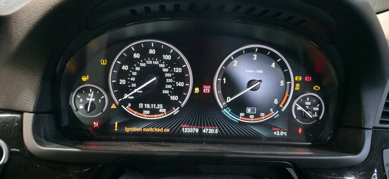 dials BMW 5 F10 facelift 2.0D LED UK 9342809